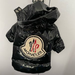Designer inspired dog jacket